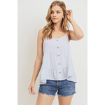 Paper Crane Feeling Blue Tiered Tank