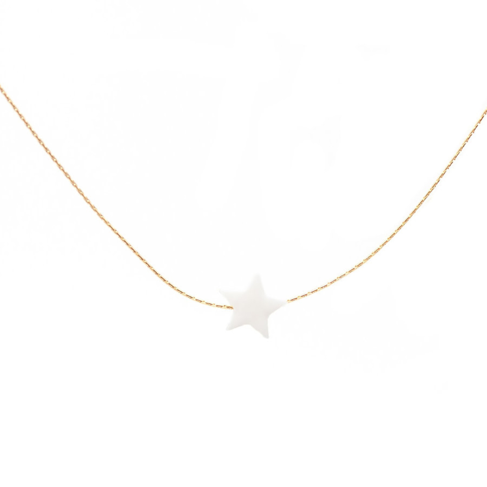Salty Cali Mother Pearl Star Necklace