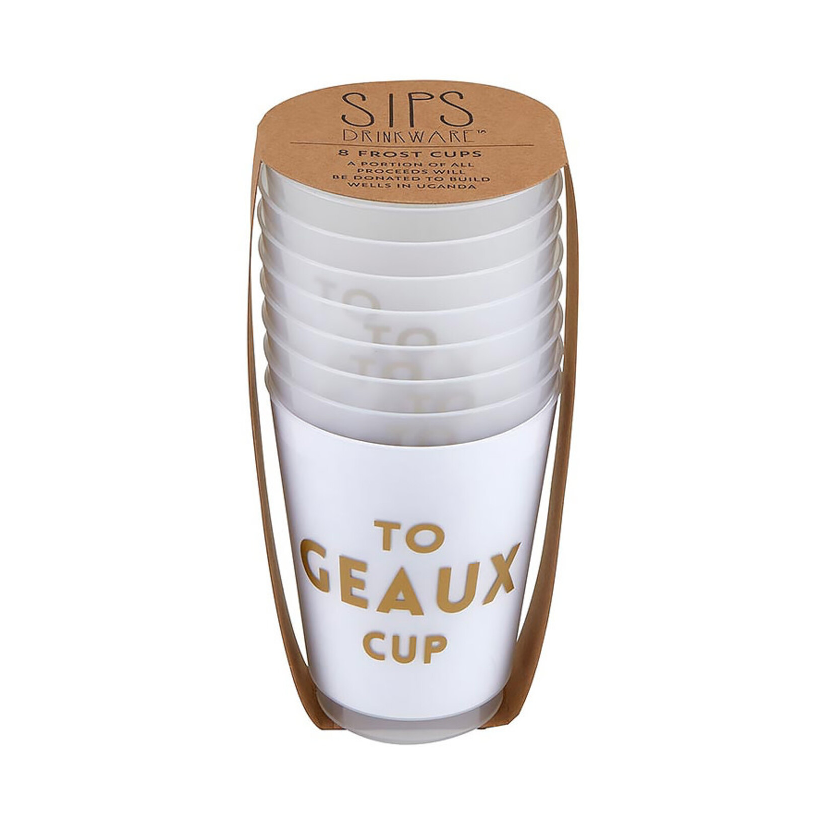 Creative Brands Frosted To-Go Cups