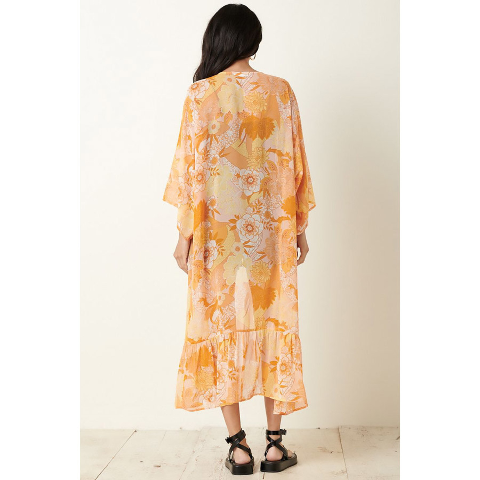 Petal Burst Maxi Kimono - The Salty Palm