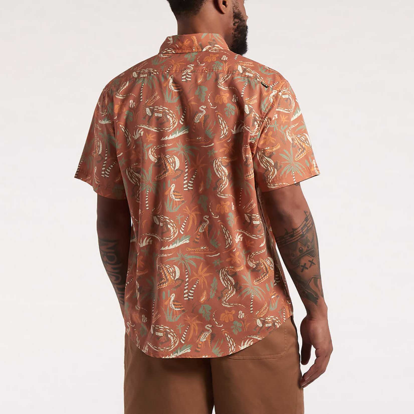 Howler Brothers Mansfield Button Down - Lazy Gators