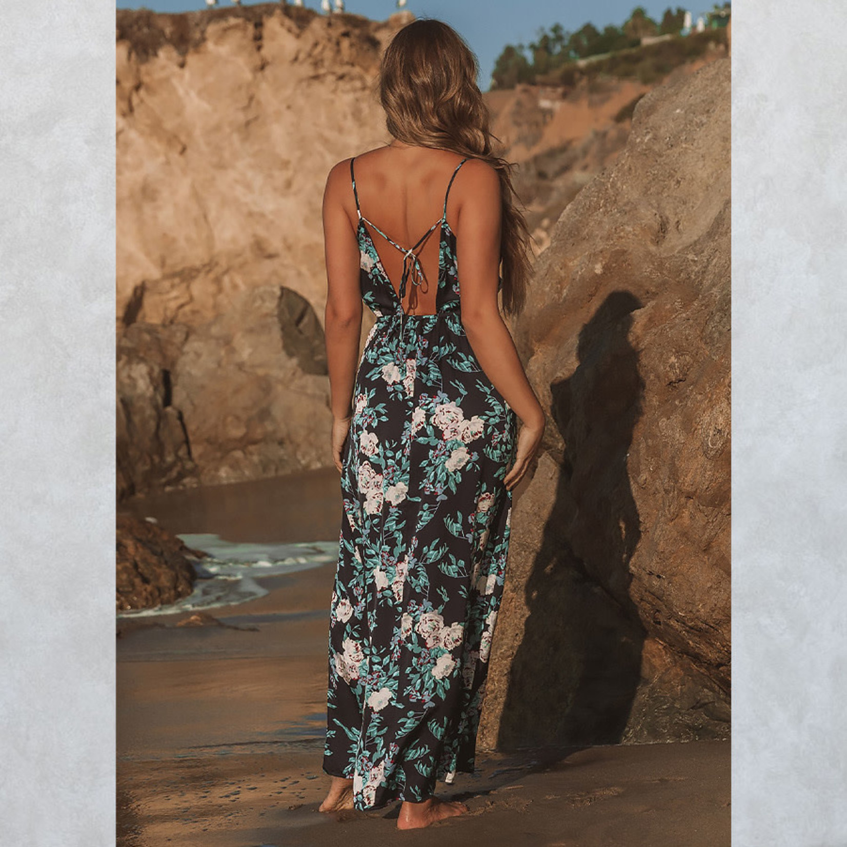 Show Me Love Floral Maxi Dress
