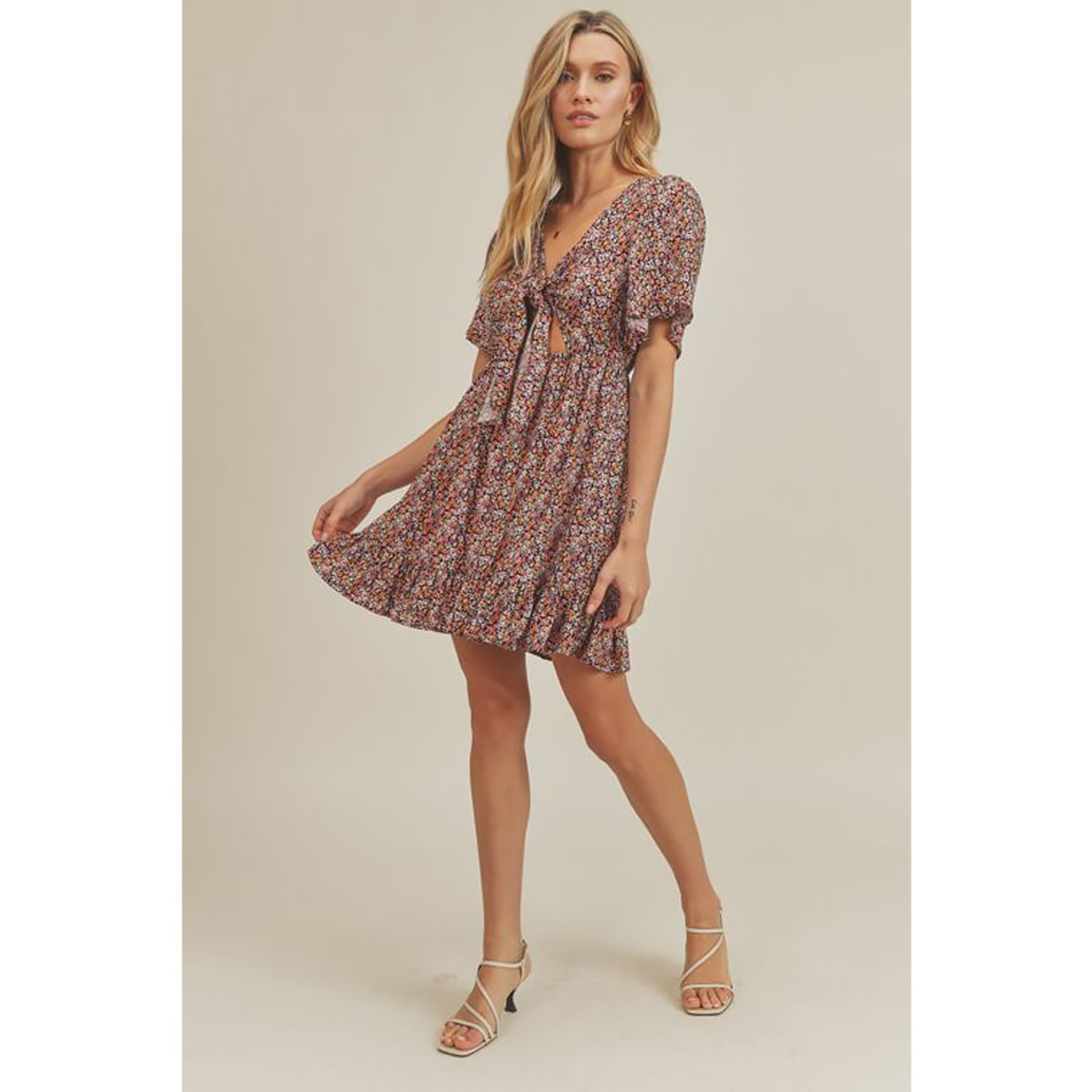LUSH Source of Love Tie Front Dress