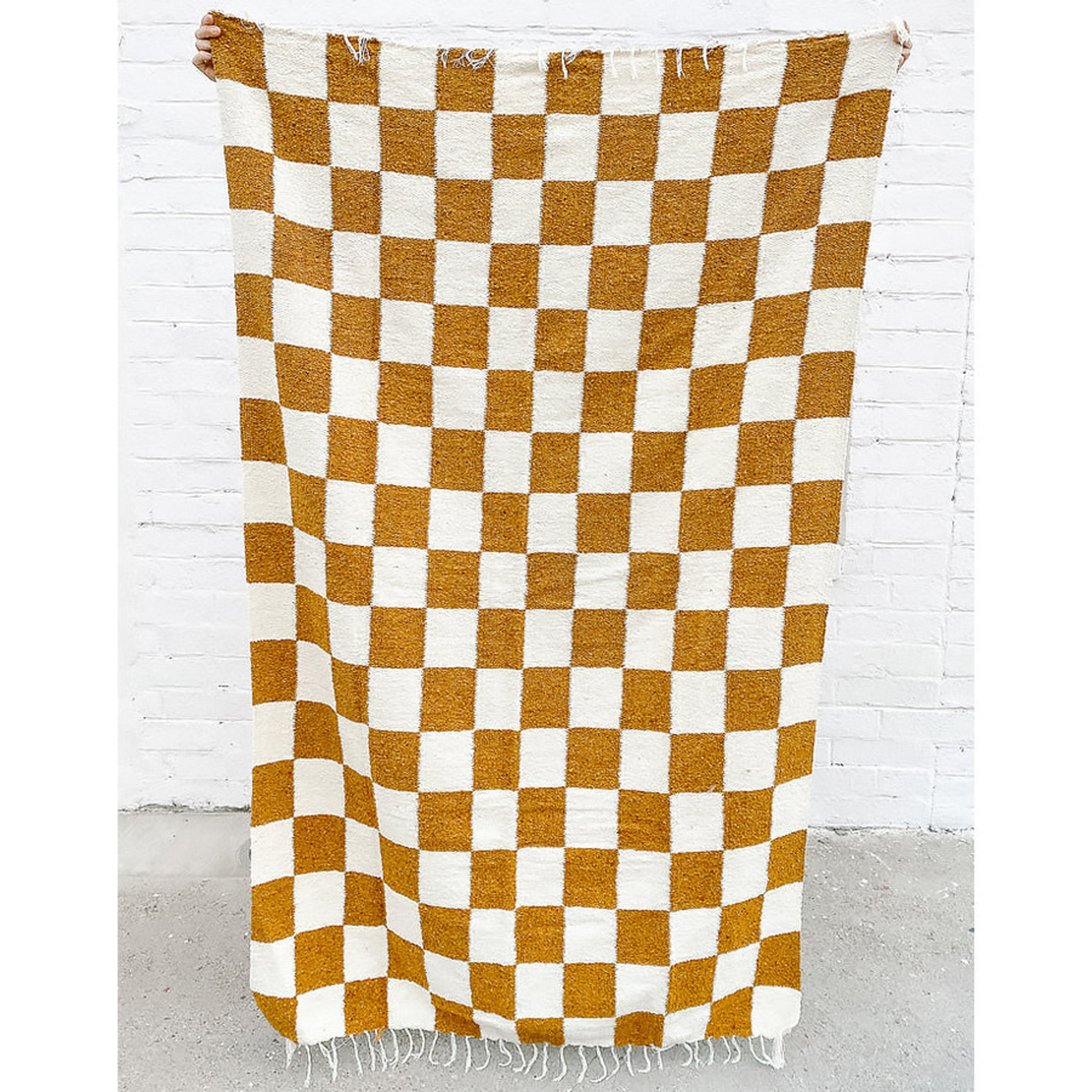 Laguna Heavyweight Checker Throw - The Salty Palm