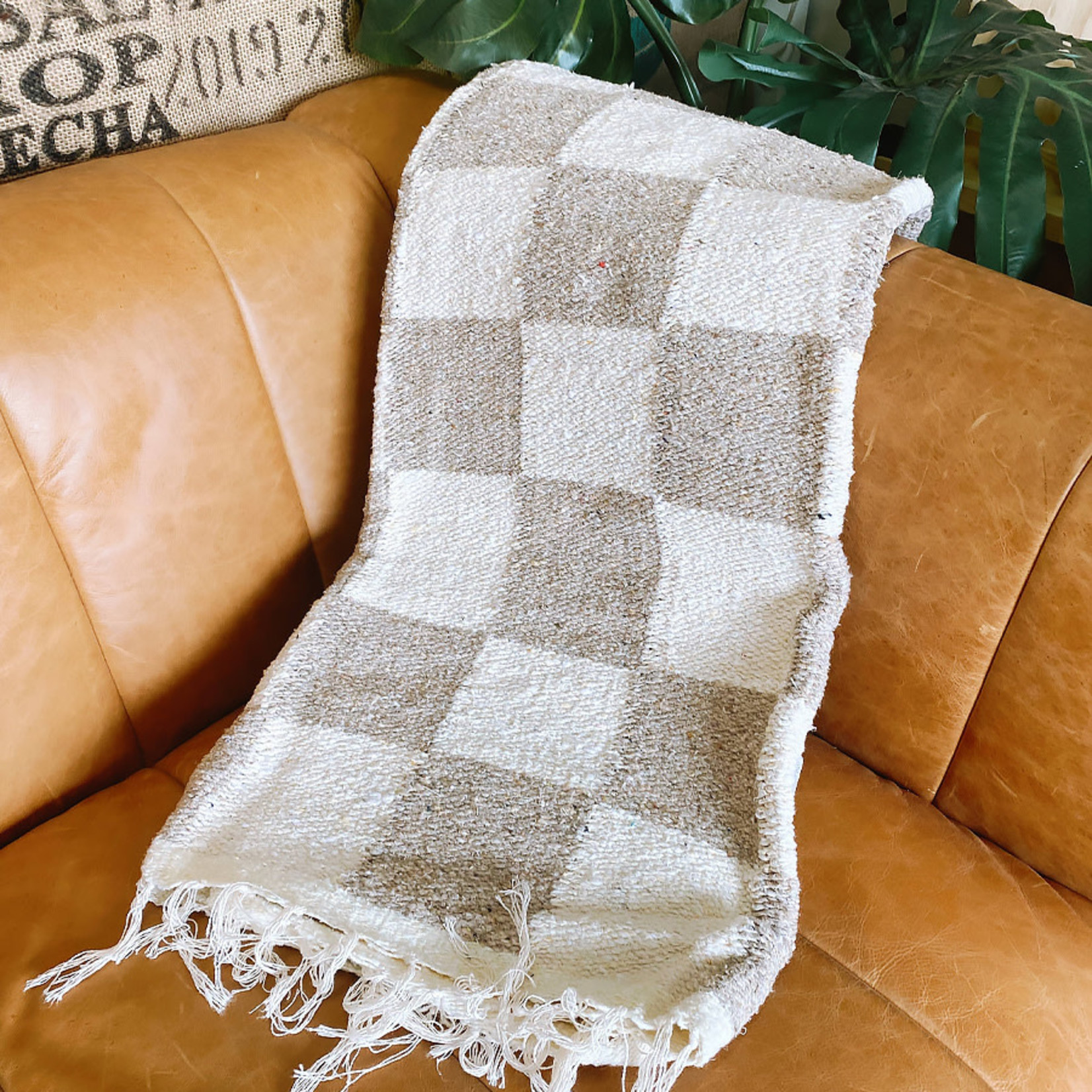 Laguna Heavyweight Checker Throw - The Salty Palm