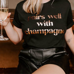 Mugsby Pairs Well with Champagne Tee