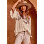 Andree by Unit Desert Wishes Embroidered Top
