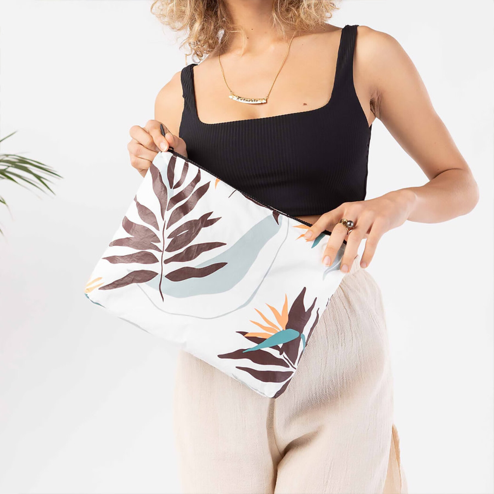 ALOHA Collection Mid Pouch - Painted Birds