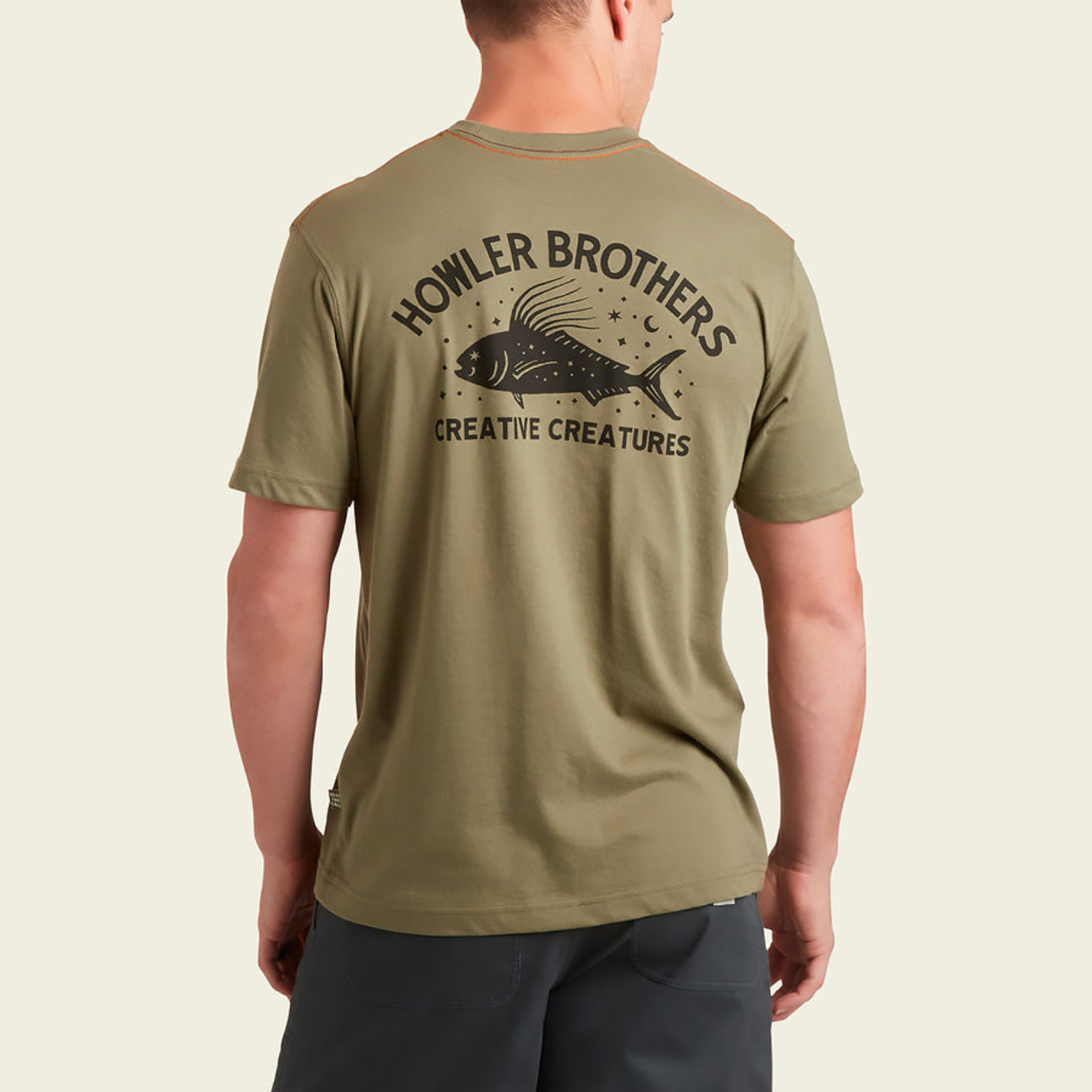 Howler Brothers Creative Creatures Roosterfish Pocket Tee
