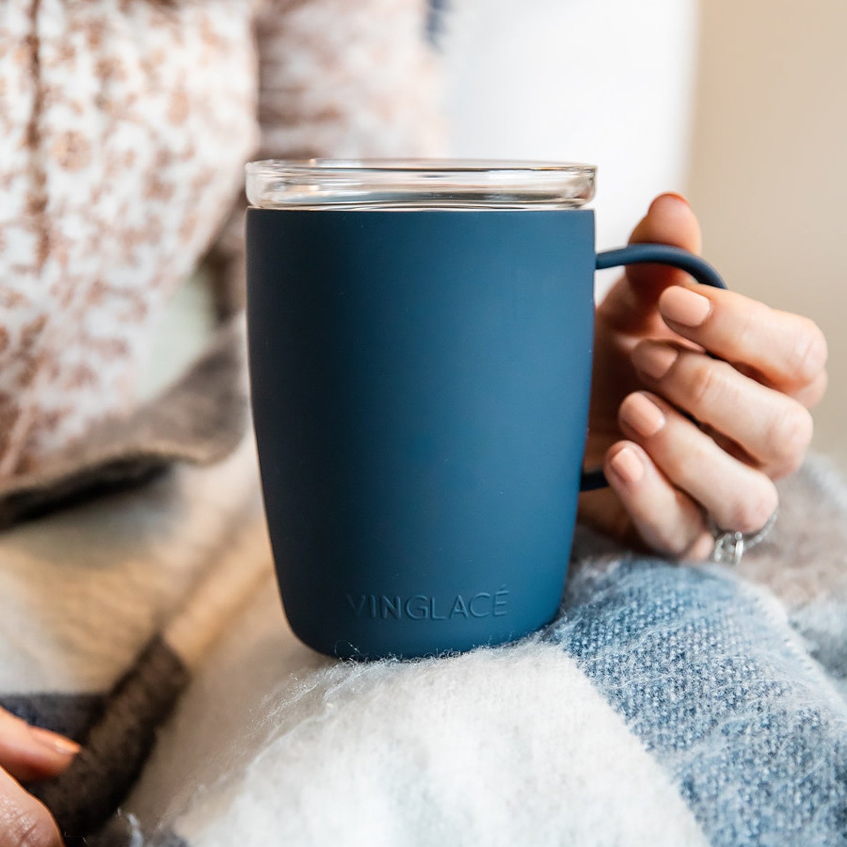 Vinglace Glass Lined Coffee Cup