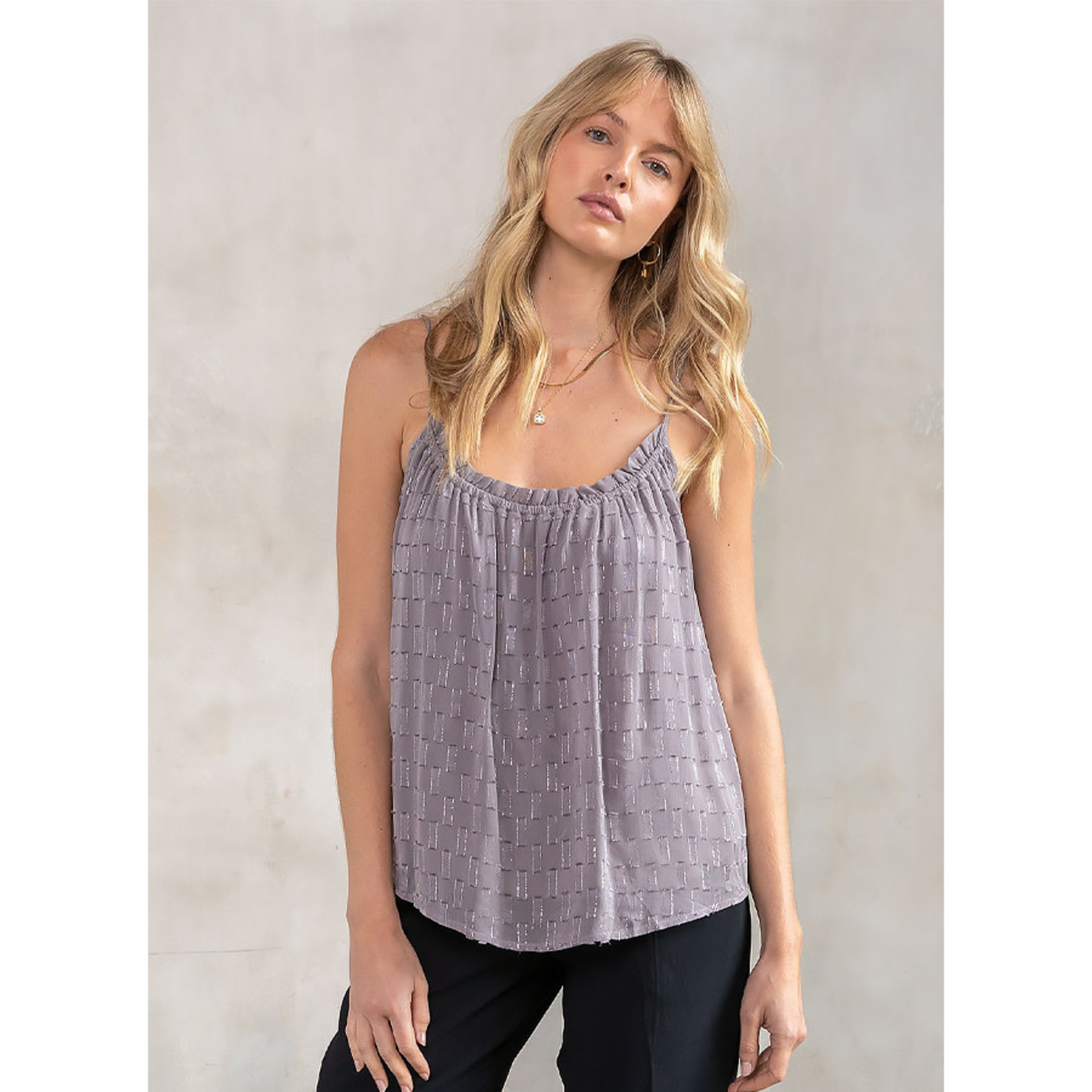 Small Talk Chiffon Cami - The Salty Palm