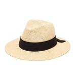 San Diego Hat Company Woven Paper Fedora w/ Knot Band