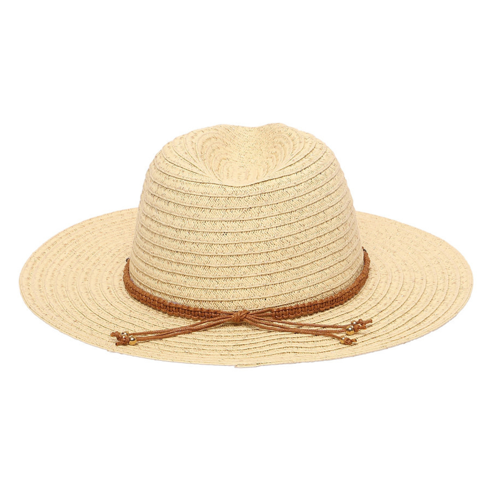 San Diego Hat Company Panama Fedora w/ Braided Band