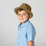 San Diego Hat Company Kid's Woven Paper Fedora