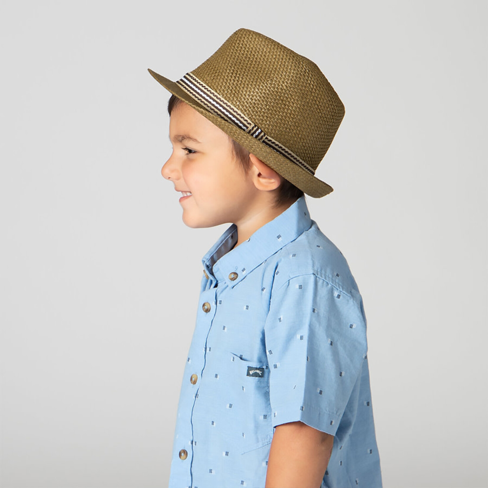 San Diego Hat Company Kid's Woven Paper Fedora