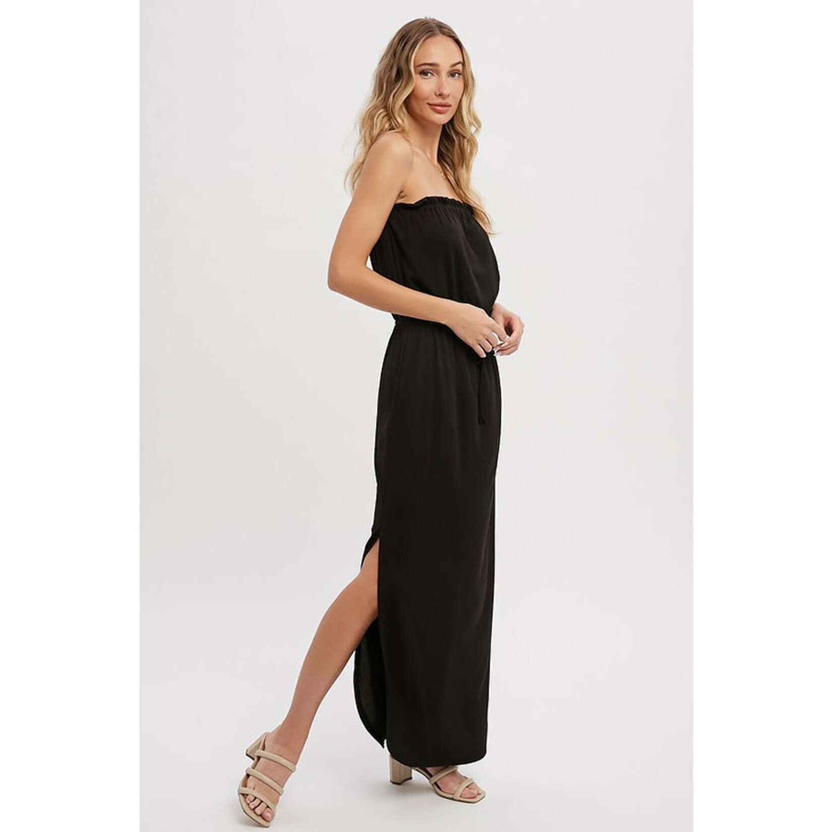 Bluivy Off the Clock Ribbed Maxi Dress