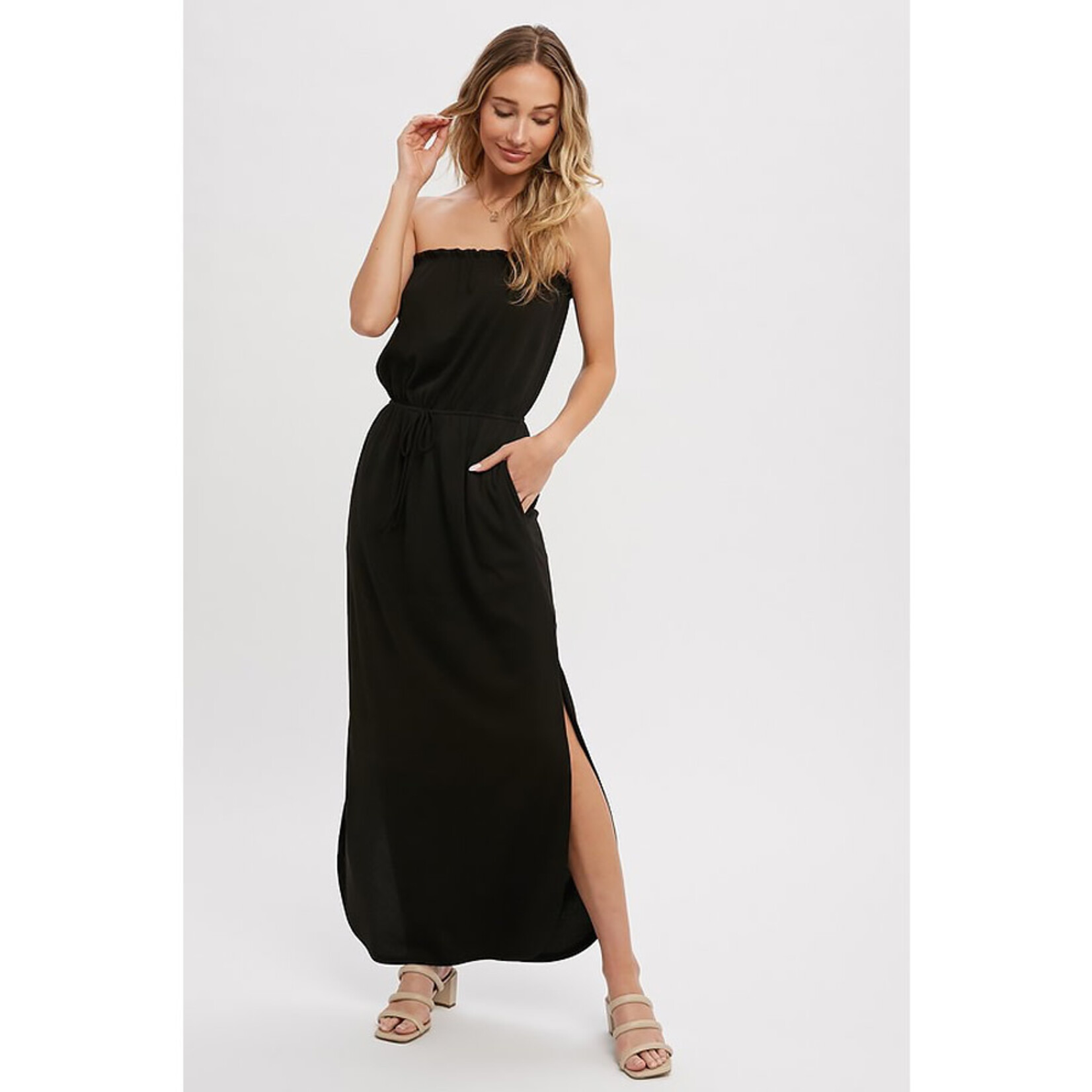 Bluivy Off the Clock Ribbed Maxi Dress