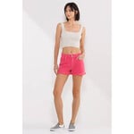 Sneak Peek The Amanda High Rise Fray Hem Jean Shorts