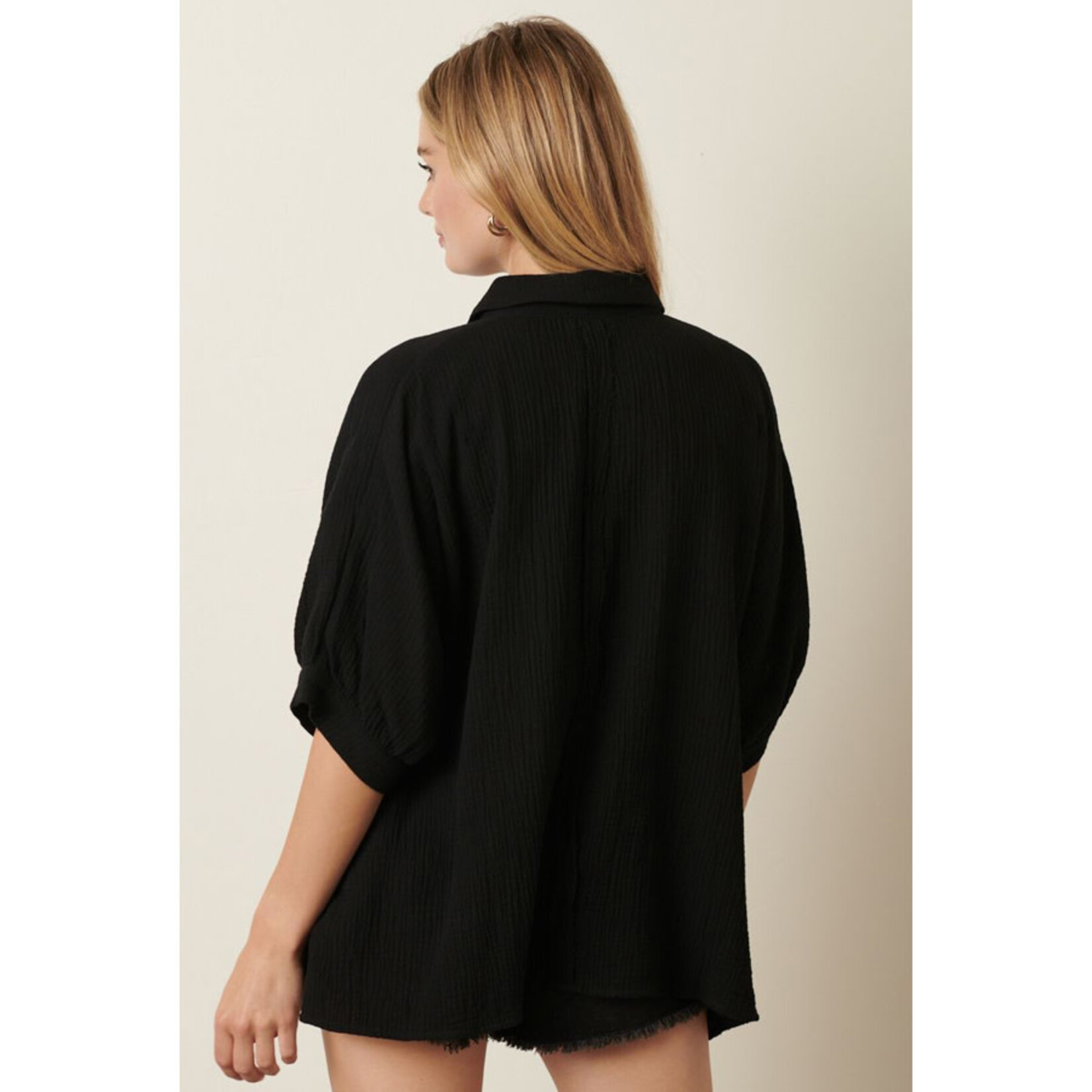 Mittoshop Shore Thing Bubble Sleeve Blouse
