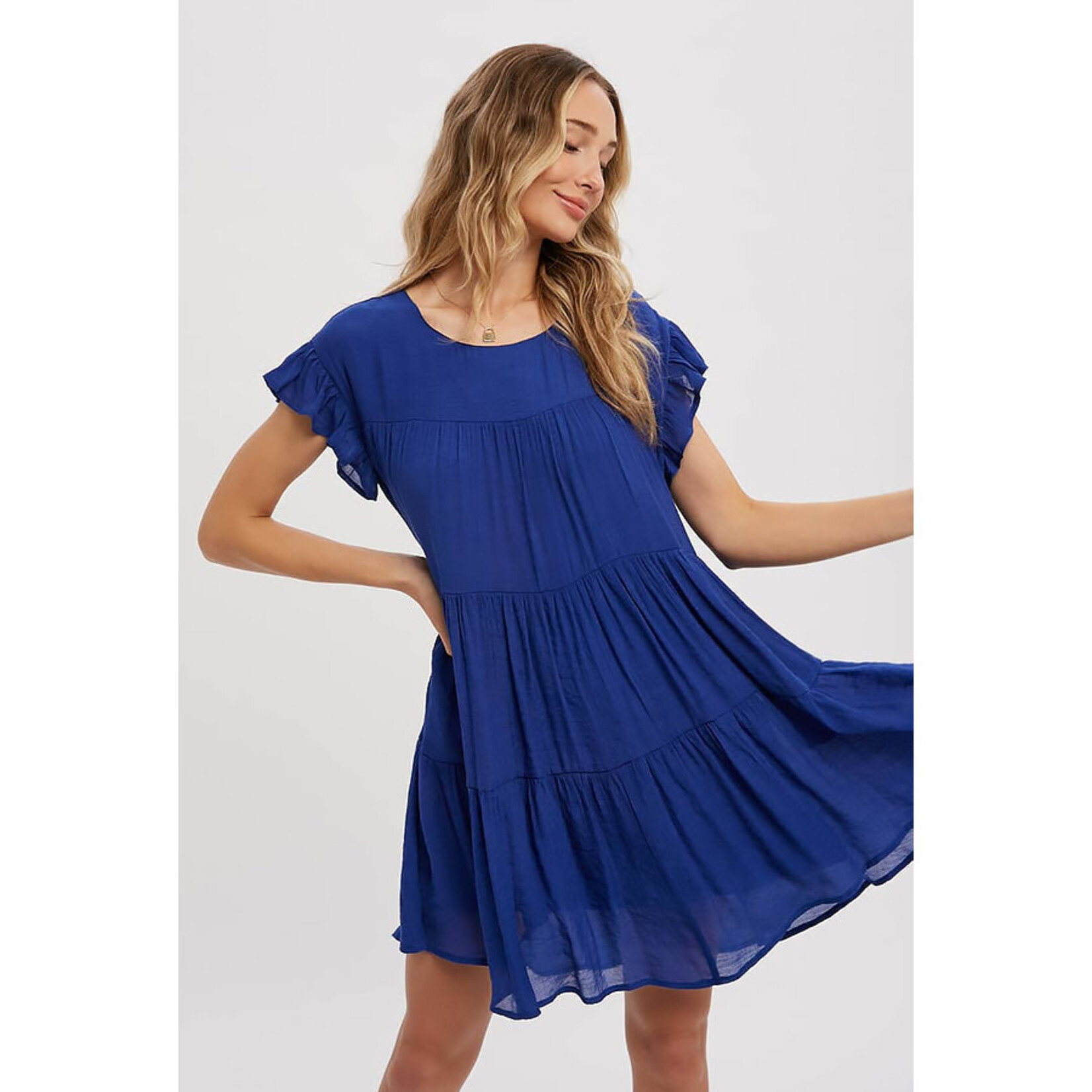 Bluivy Amused by You Tiered Babydoll Dress