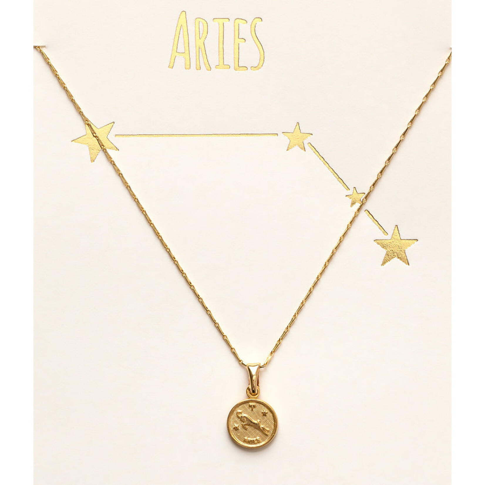 Amano Studio Tiny Zodiac Medallion Necklace