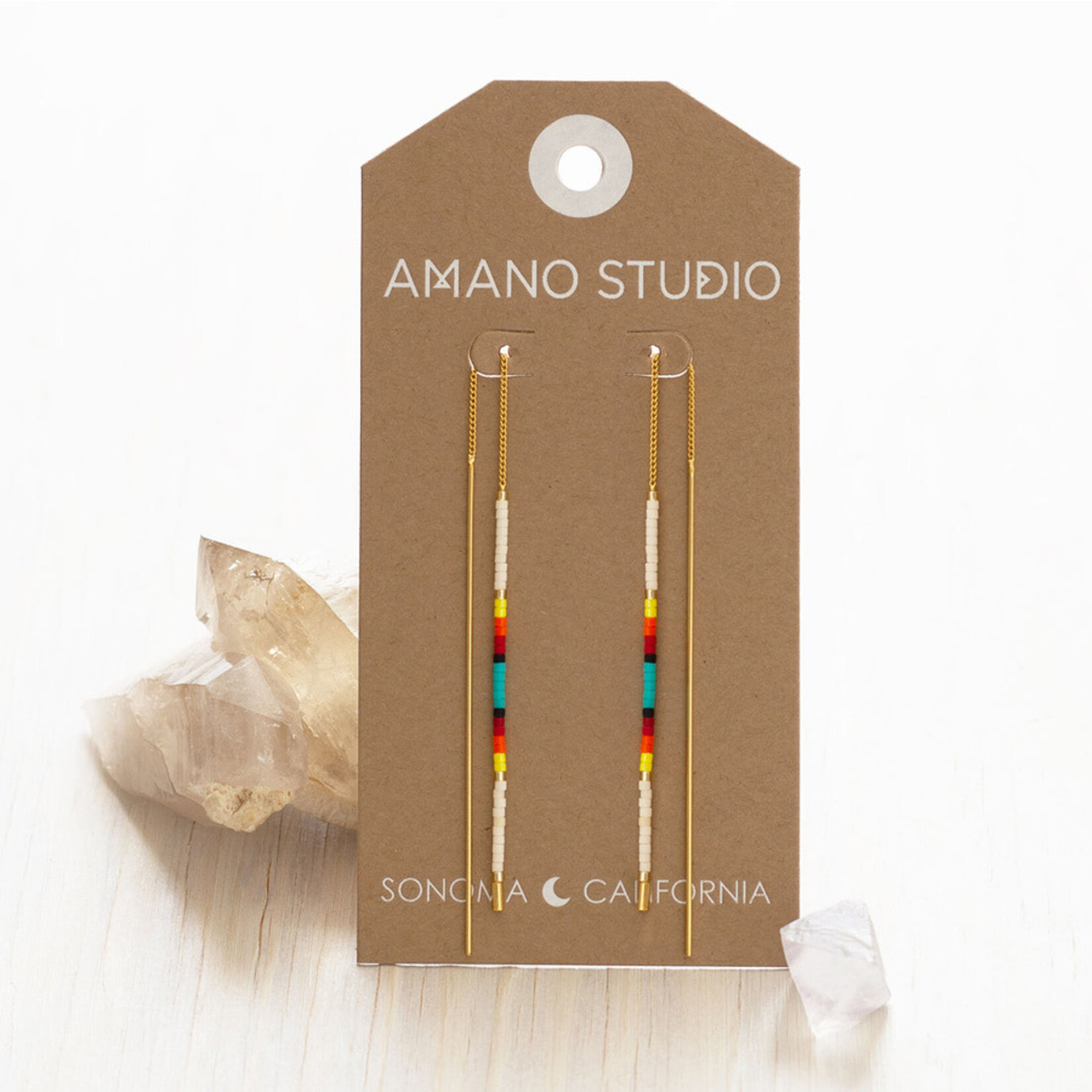 Amano Studio Miyuki Seed Bead Threader Earrings