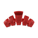 Teleties Classic Red Glitter Hair Clip