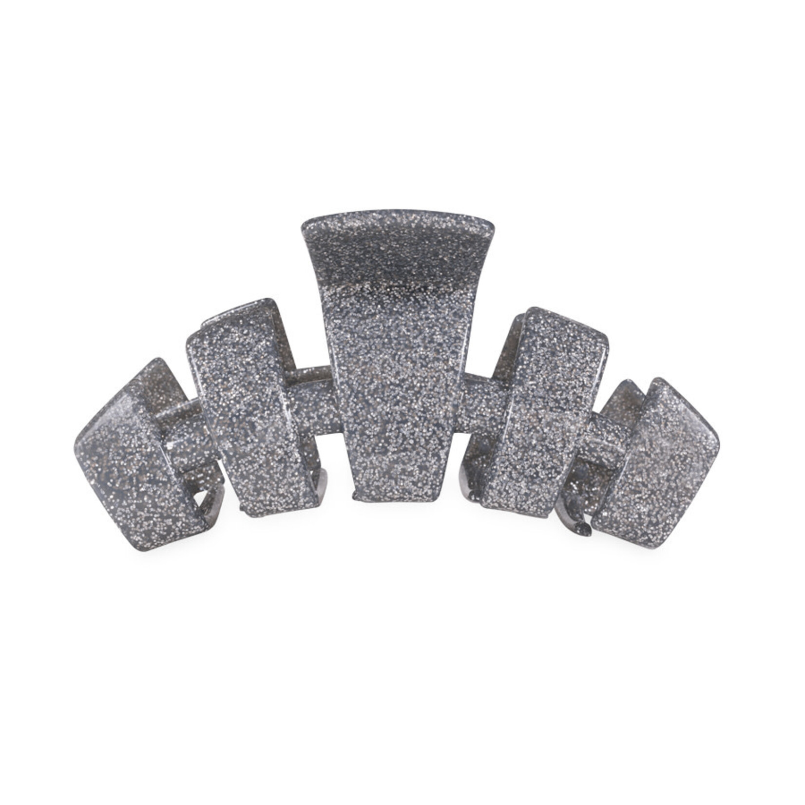 Classic Silver Glitter Hair Clip The Salty Palm