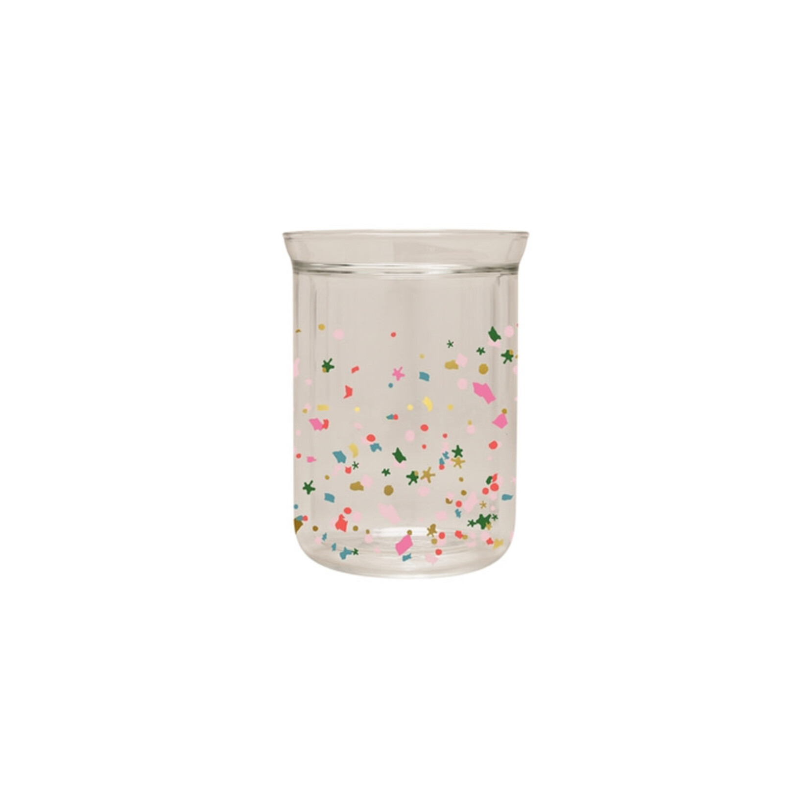 Talking Out of Turn Holiday Double Walled Glass Tumbler
