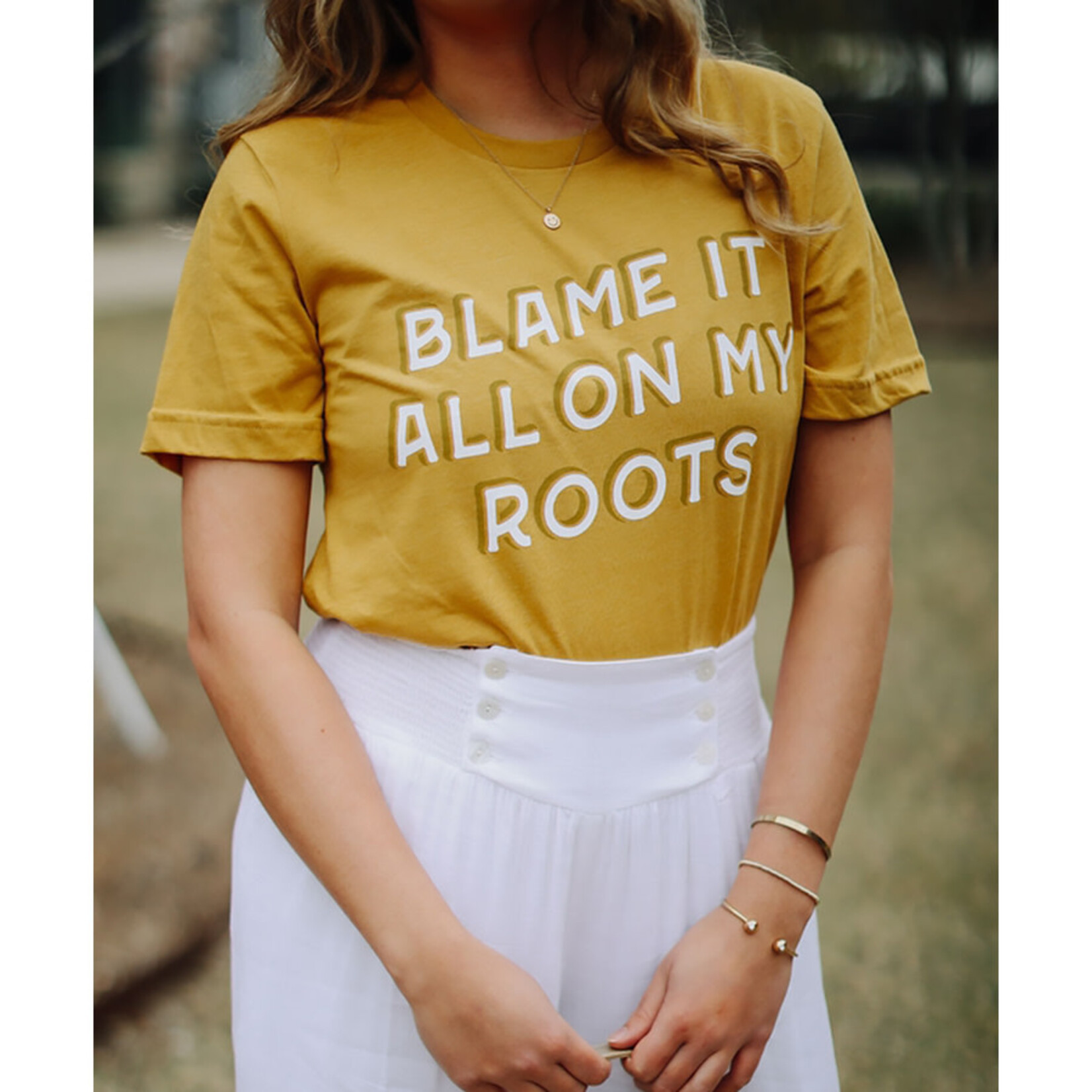 Sweet Baton Rouge Blame It All On My Roots Tee