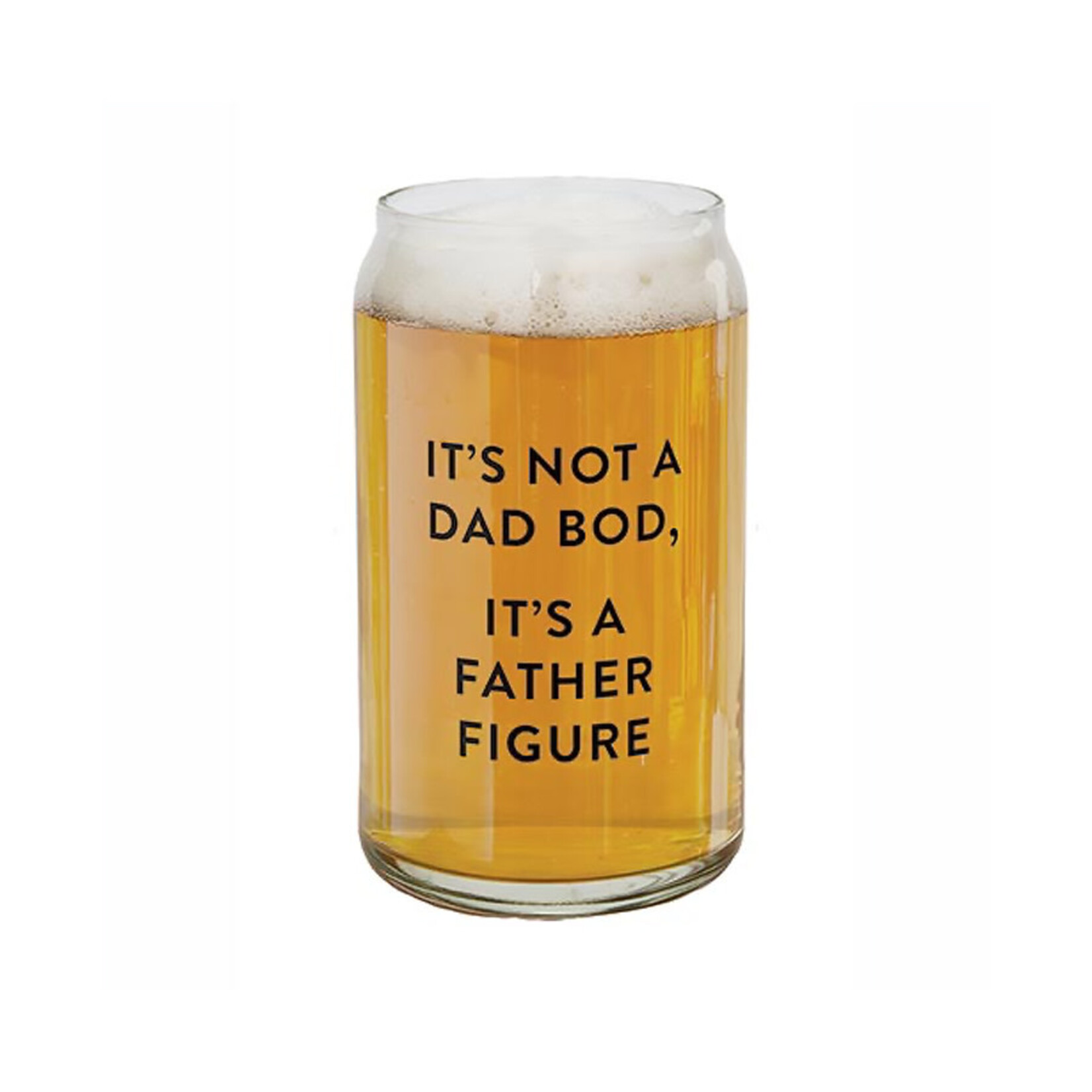 Santa Barbara Design Studio Father Figure Beer Can Glass
