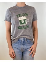 Think Green Graphic Tee Grey