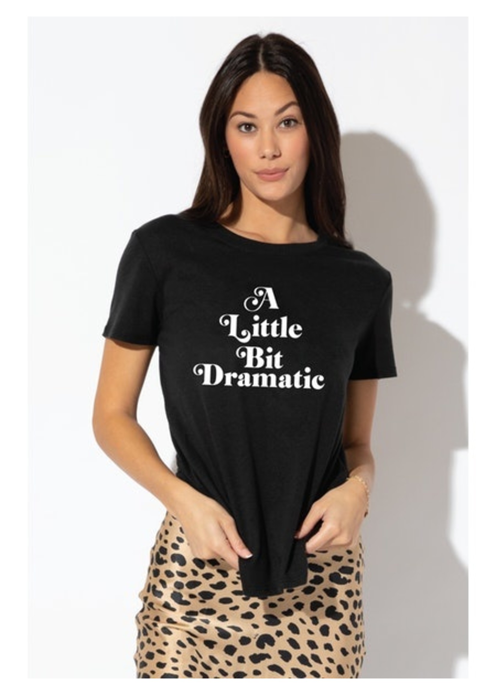 dramatic black tee