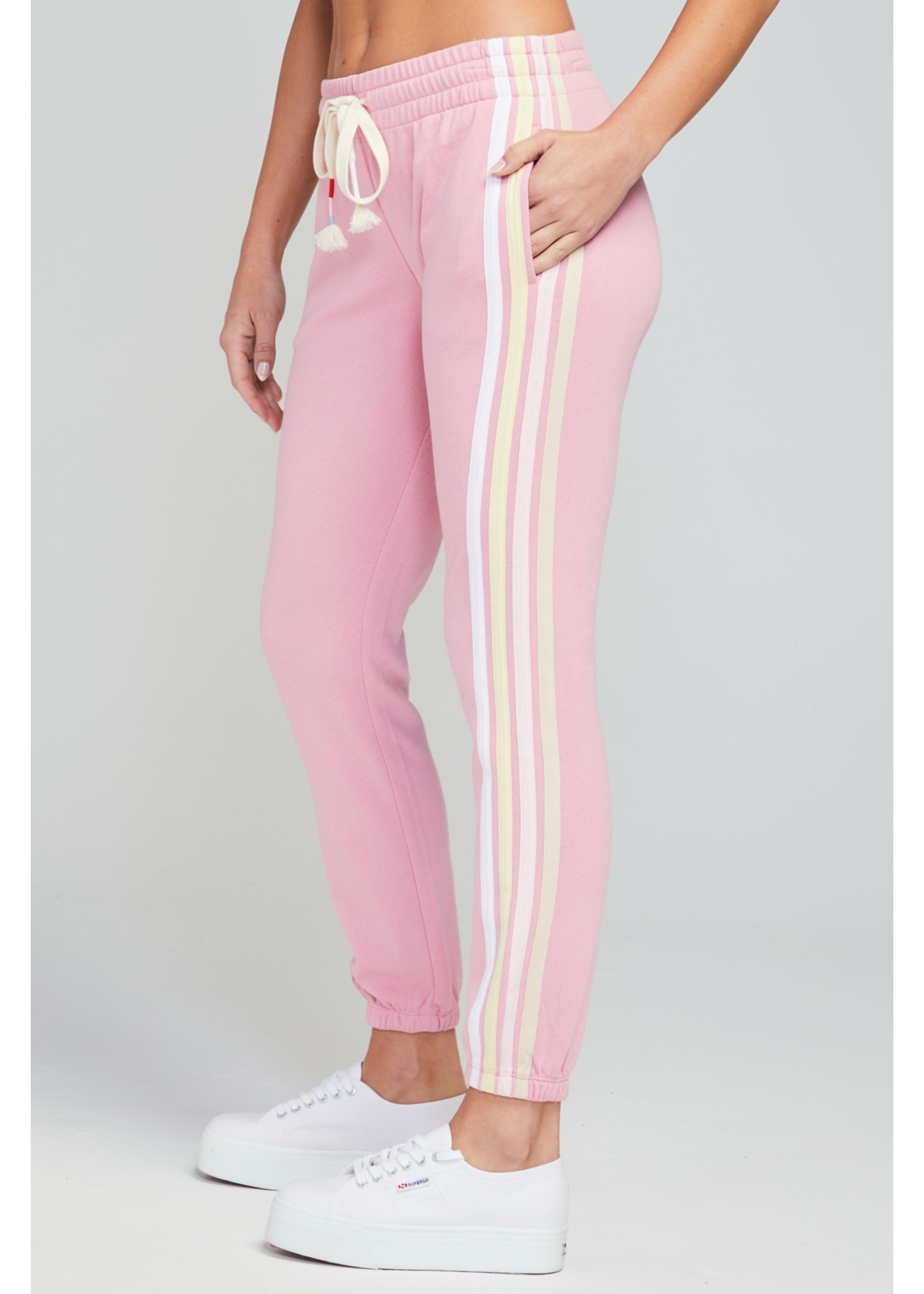 Homestead Stripes Joggers Pink