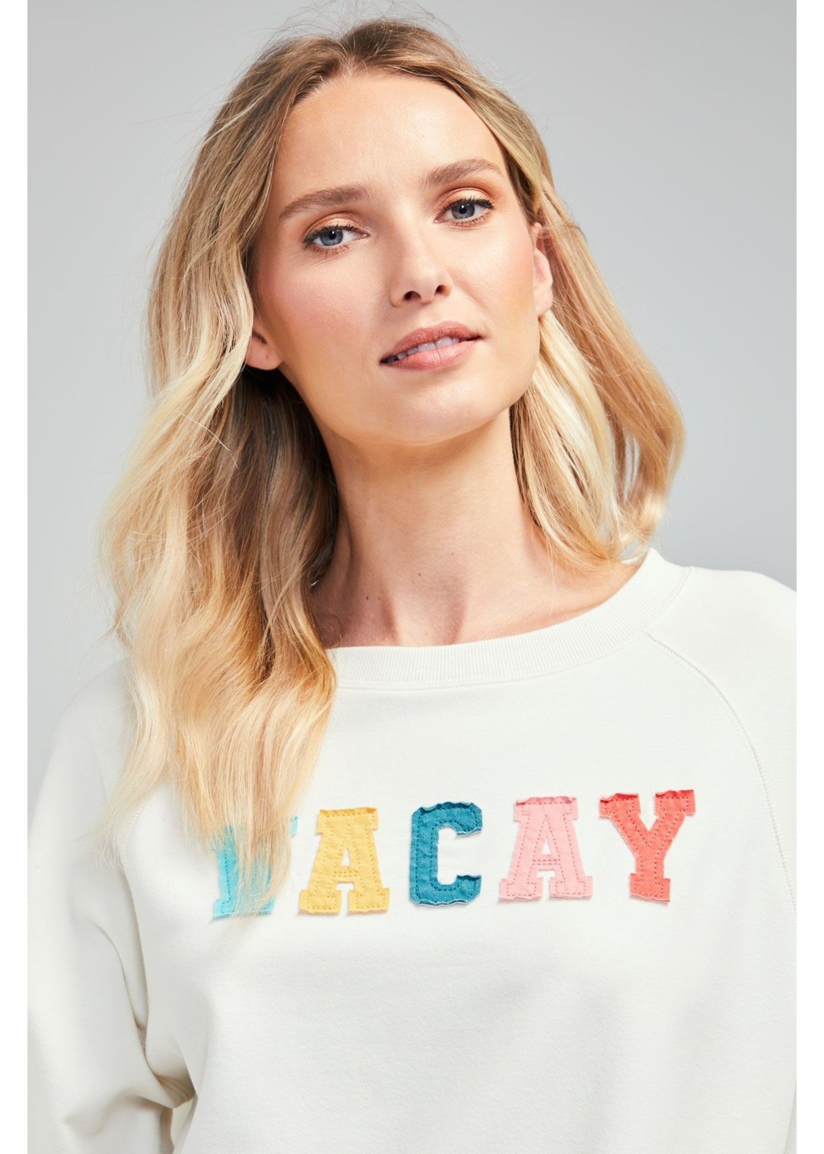 Vacay Sweatshirt White/Multi