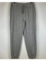 Sueded Terry Joggers Heather Grey