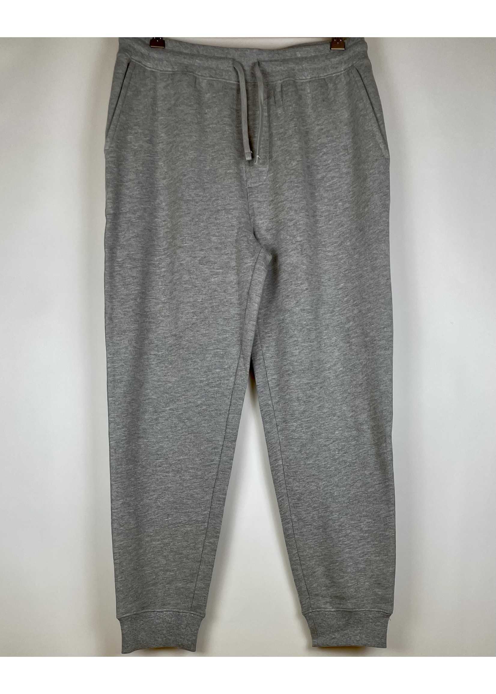 Sueded Terry Joggers Heather Grey