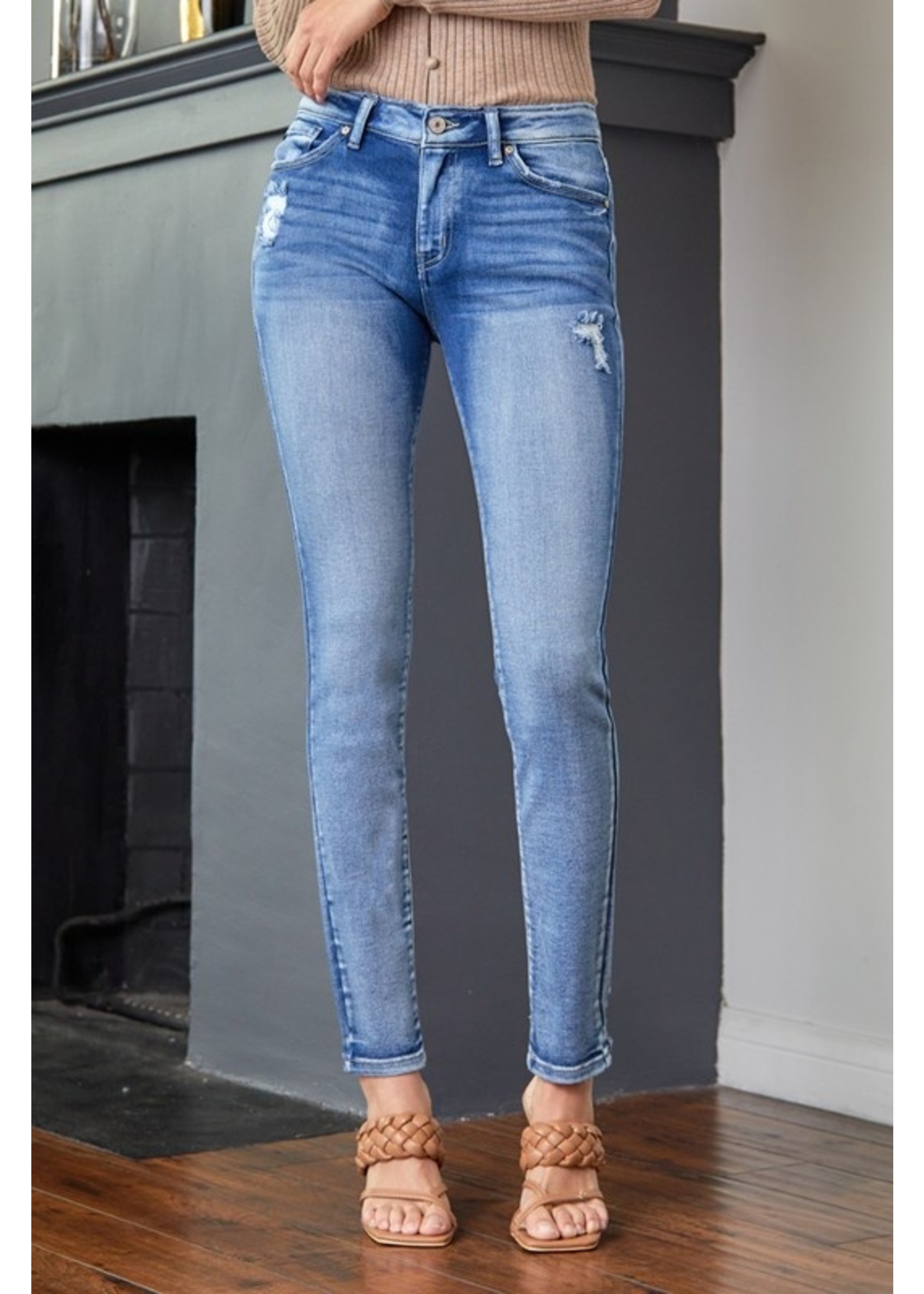 Mid-Rise Skinny Jean