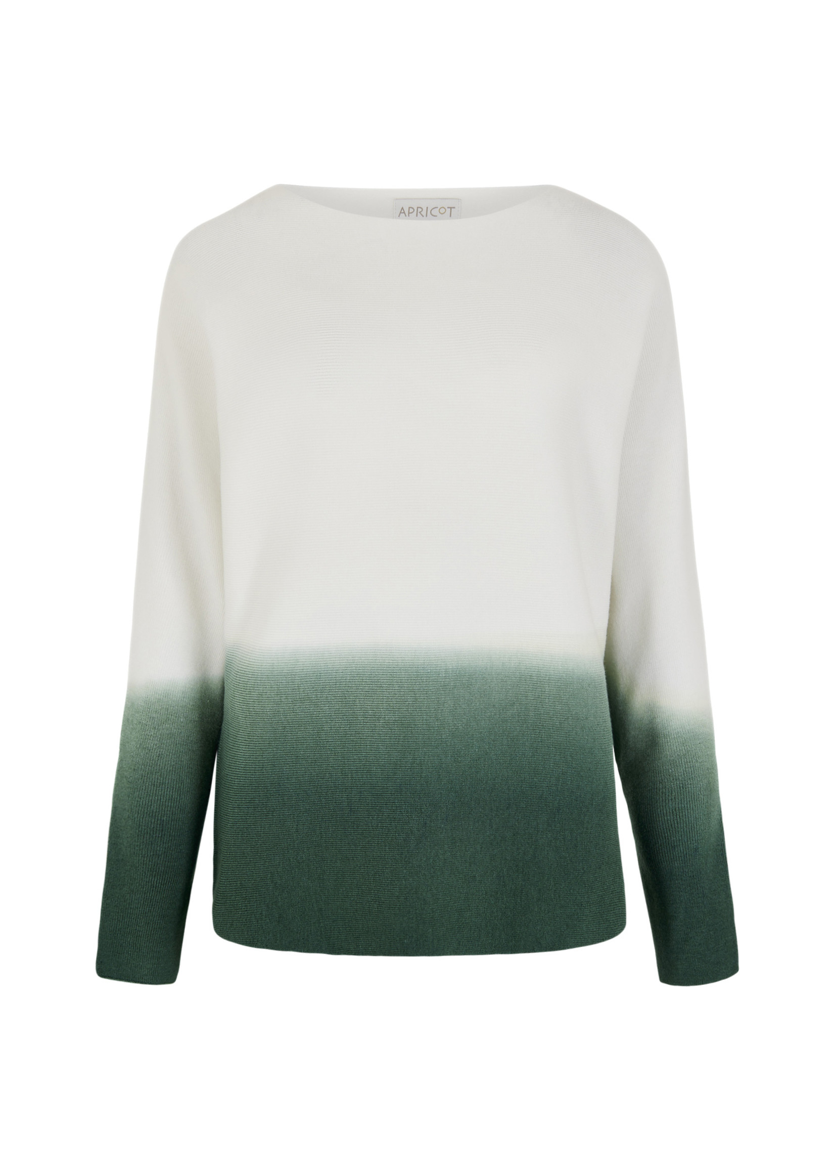 Ombre Knitted Batwing Jumper Sage