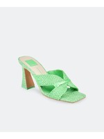 Nitro Raffia Crossover Heel Seaglass Green