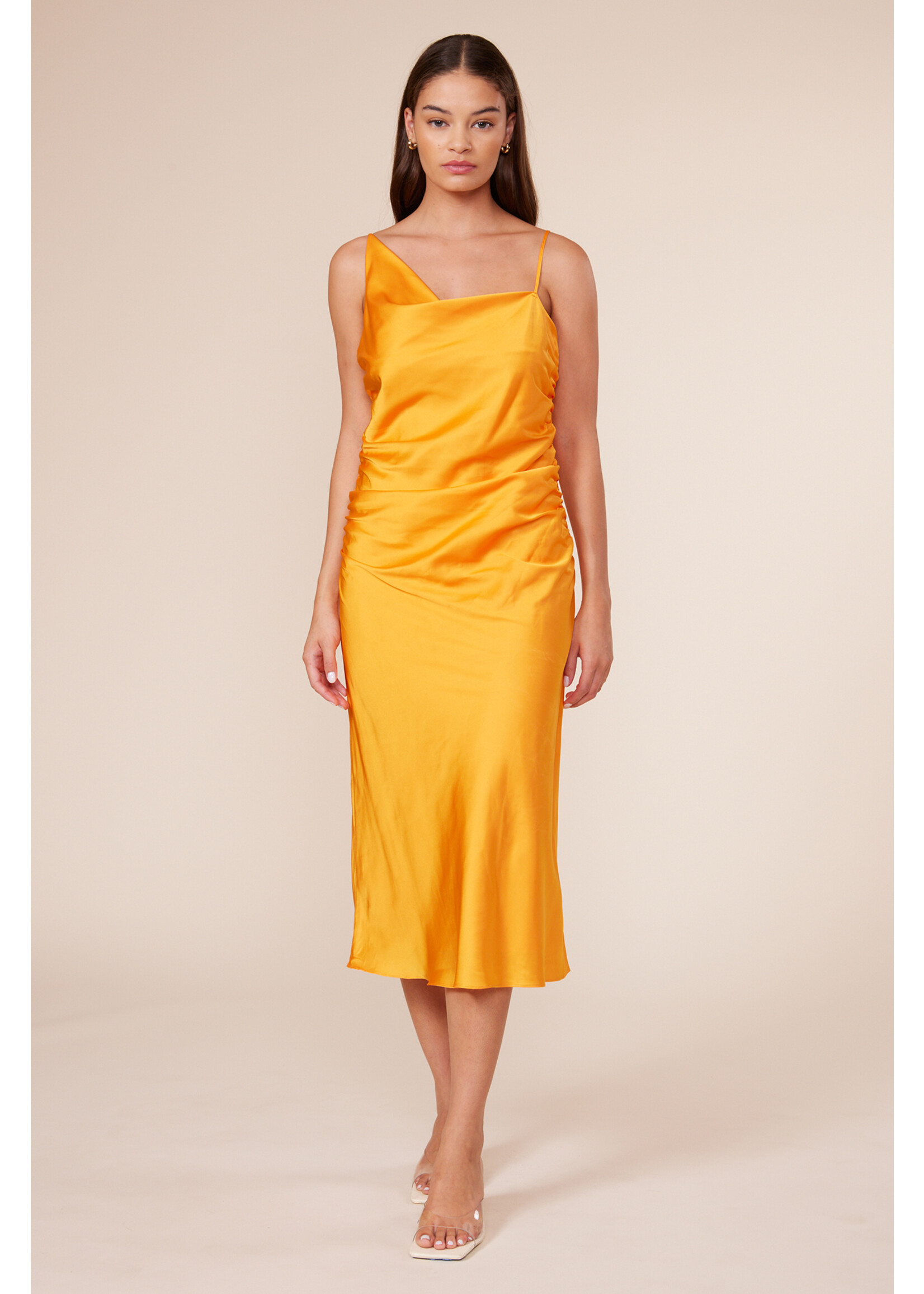 Orange Tangerine Bridesmaids Dresses