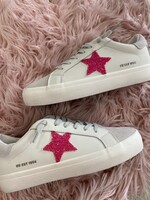 Orna Glitter Star Sneaker Pink Pop