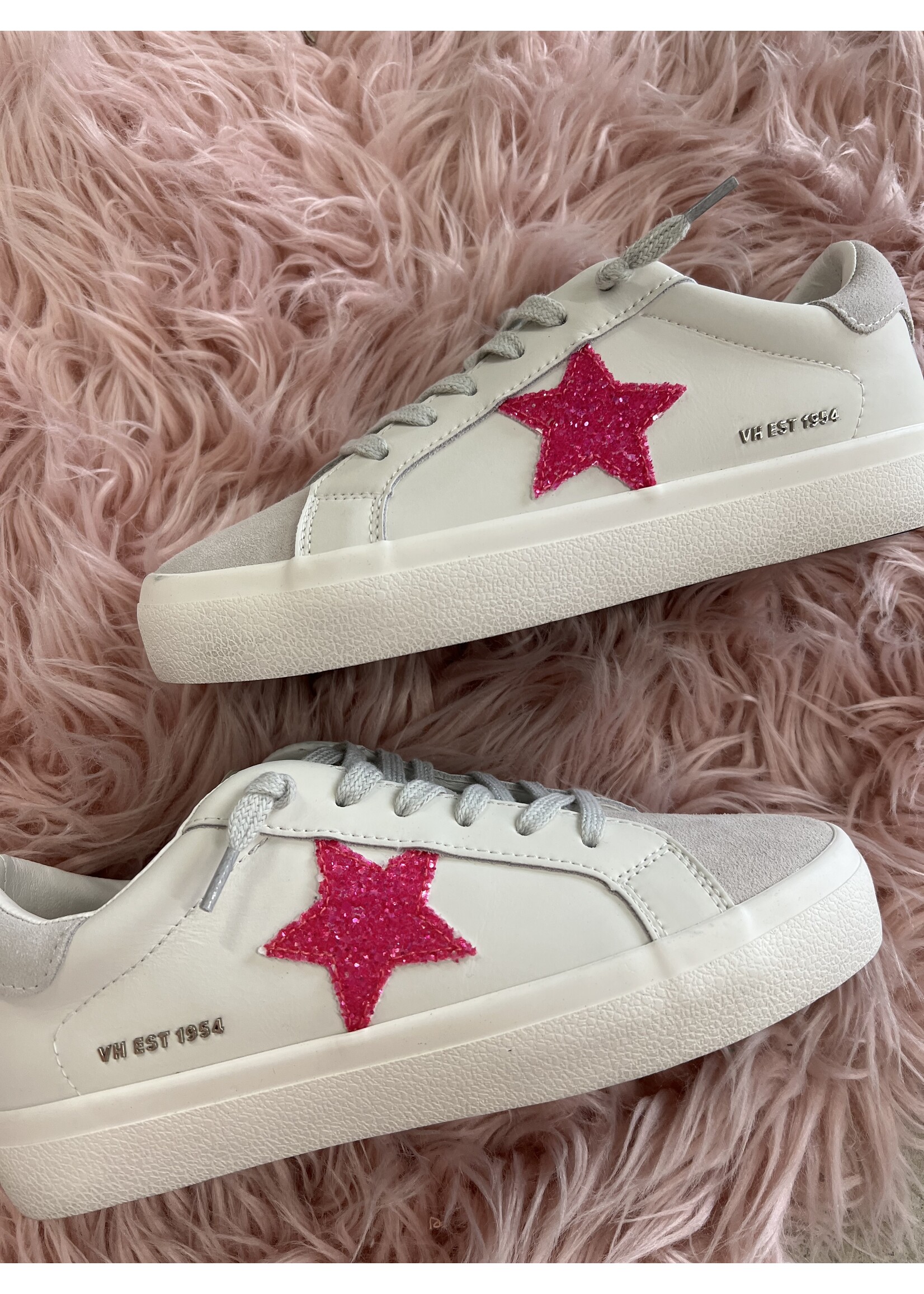 Orna Glitter Star Sneaker Pink Pop