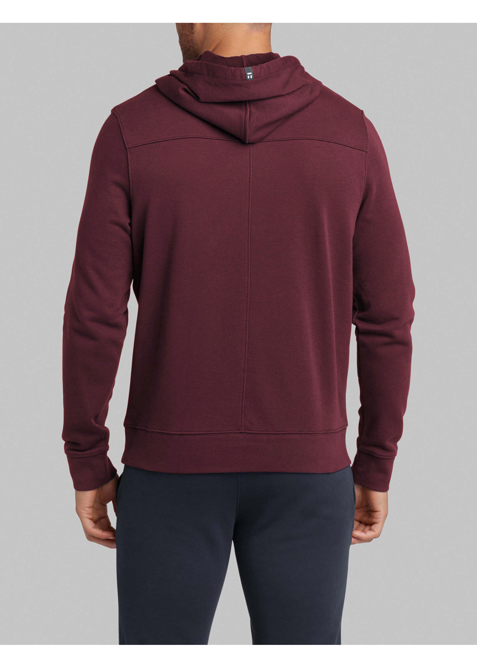 French Terry Hoodie Wine