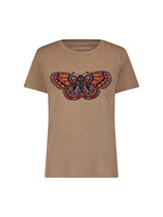 Multi Color Butterfly Classic Crew Light Taupe