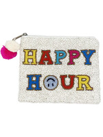 Happy Hour Beaded Pouch