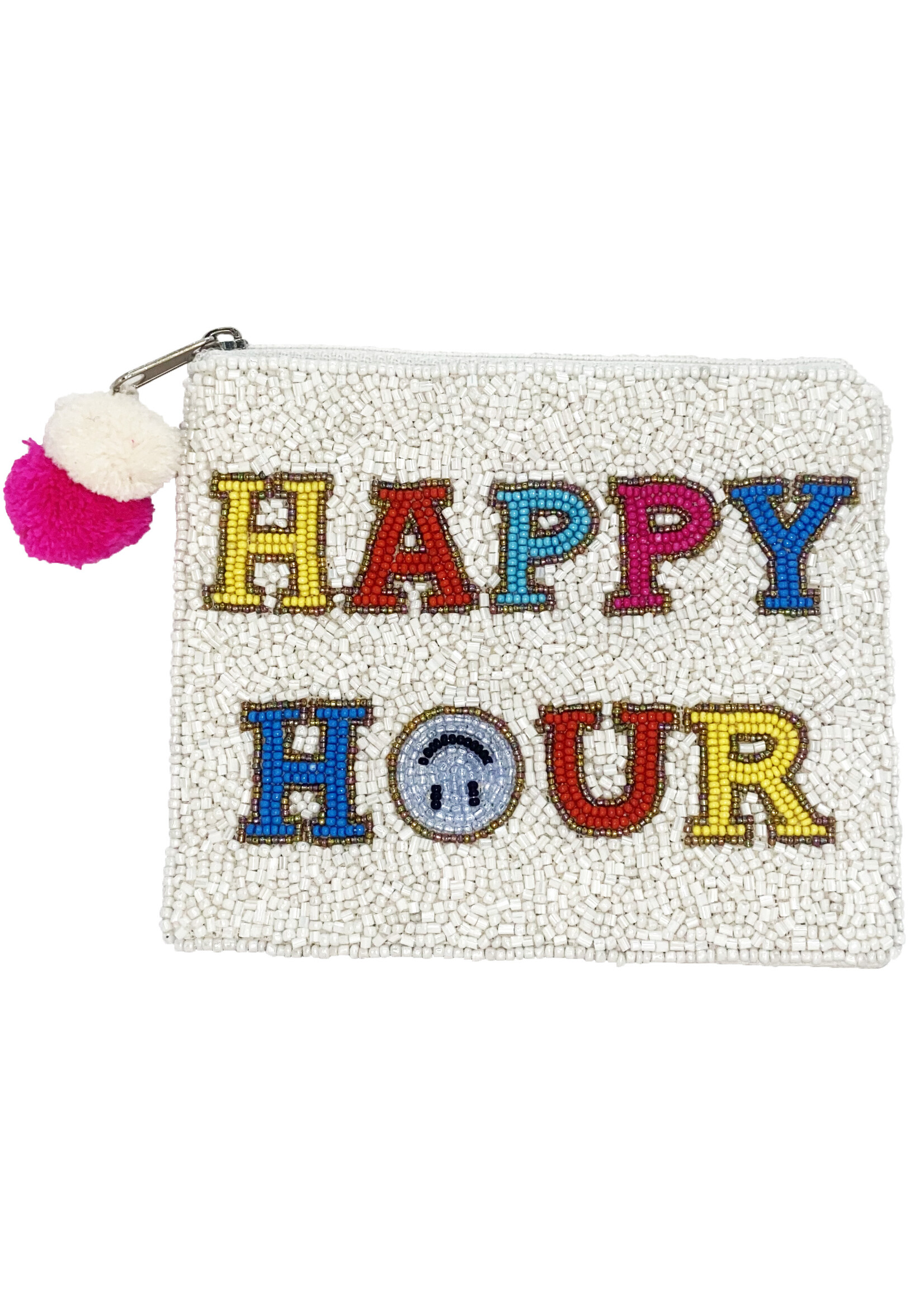 Happy Hour Beaded Pouch