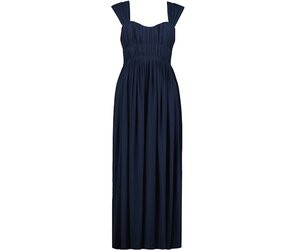 Grecian Corset Maxi Dress Navy