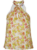 Thora Tie Top Yellow Floral