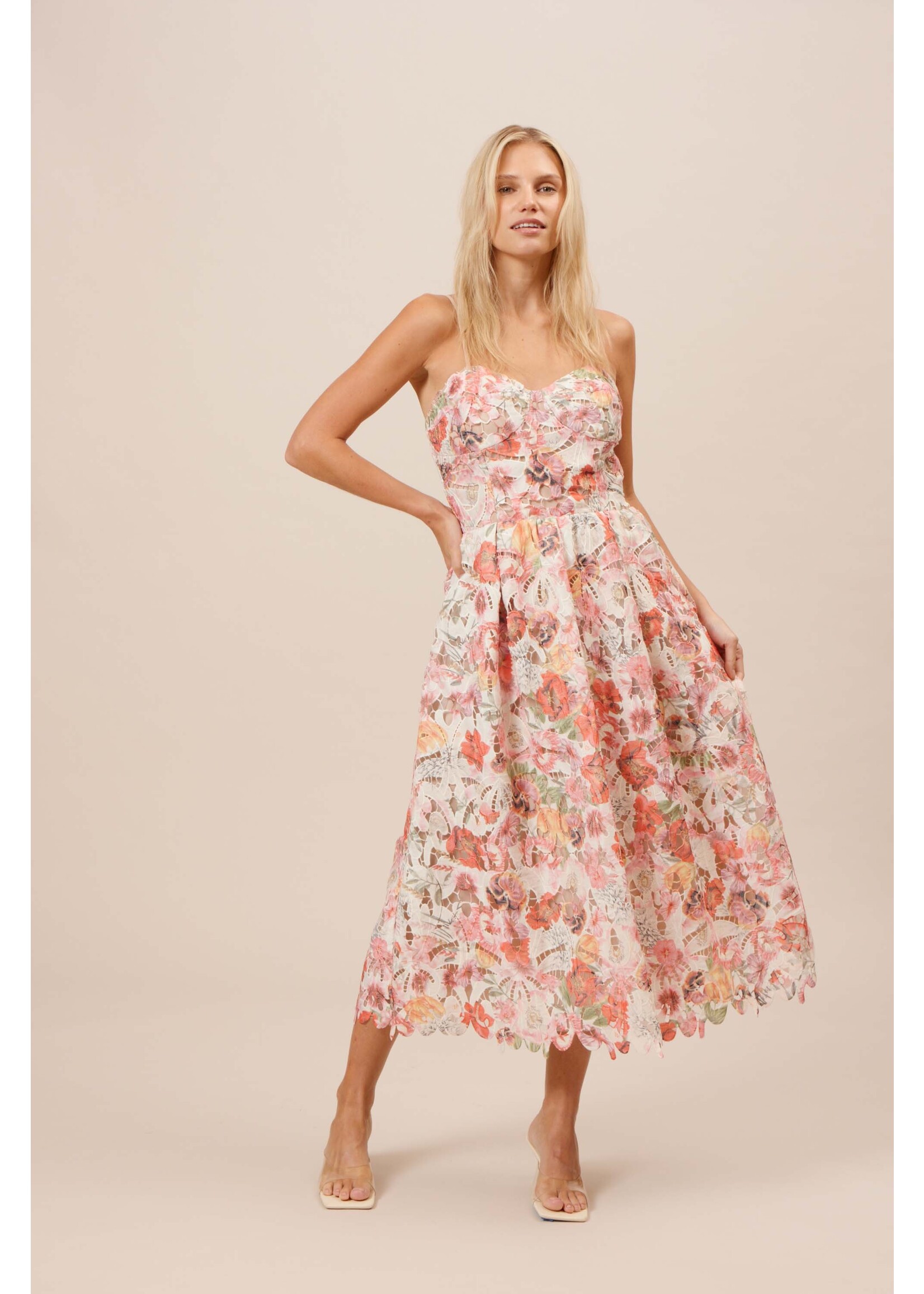 Mona Lace Dress Floral